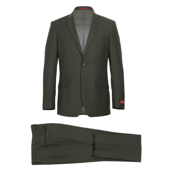 Modern Olive Suit