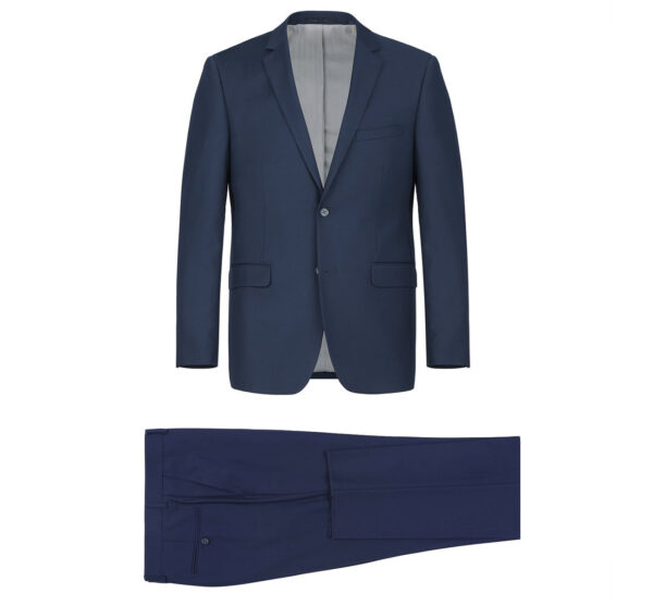 Modern Navy Blue Suit